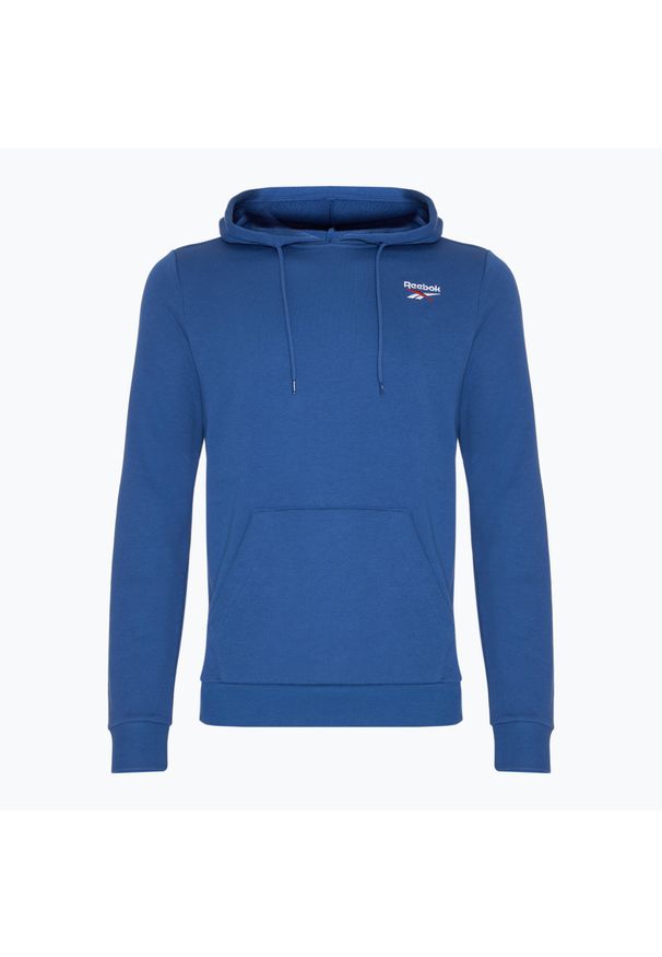 Reebok Fitness - Bluza Reebok Identity Small Logo Hoodie. Kolor: niebieski. Sport: fitness