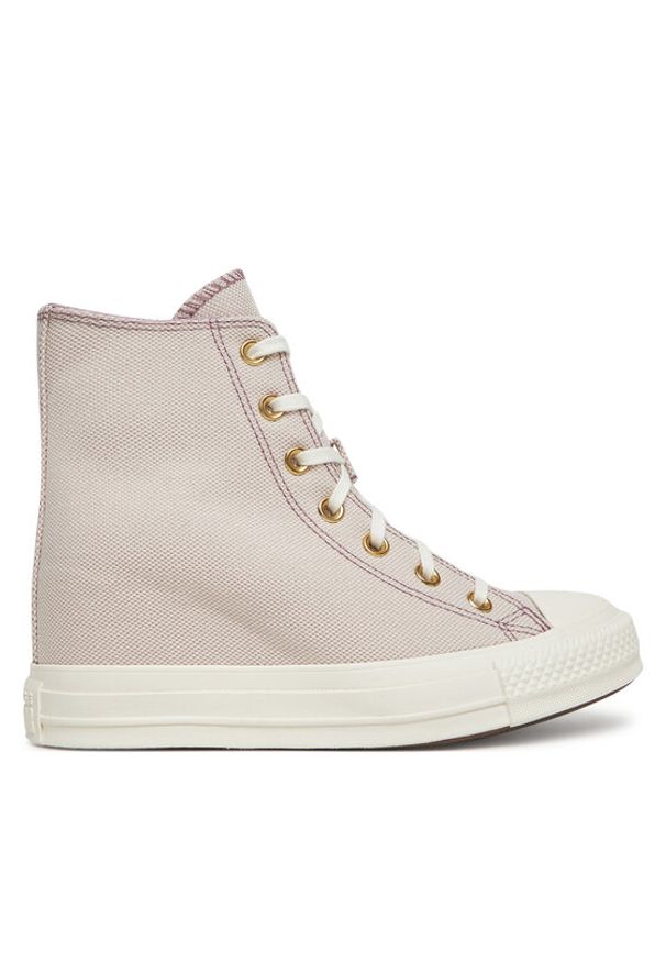 Converse Trampki Chuck Taylor All Star Wedge Platform Gold A12763C Różowy. Kolor: różowy. Materiał: materiał. Obcas: na platformie