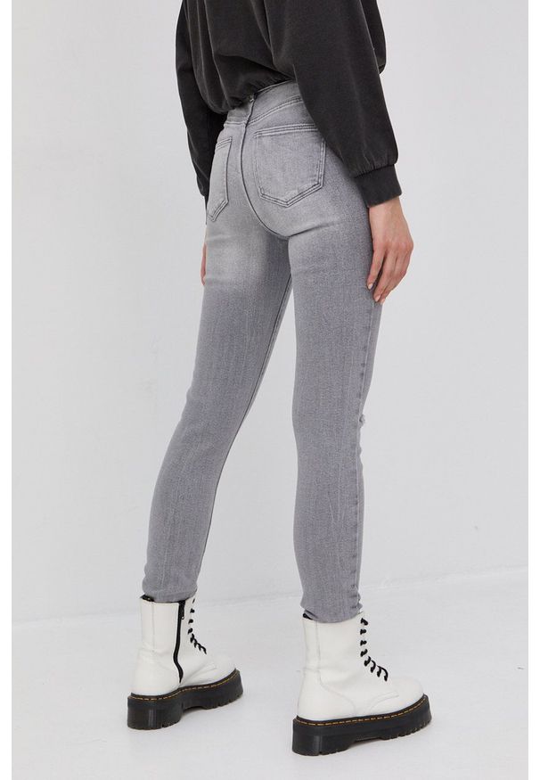 Noisy may - Noisy May Jeansy Callie damskie high waist. Stan: podwyższony. Kolor: szary