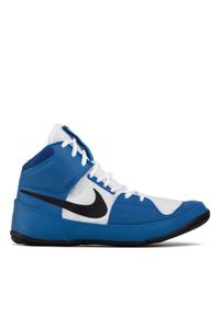 Nike Buty bokserskie Fury A02416 401 Niebieski. Kolor: niebieski. Materiał: materiał