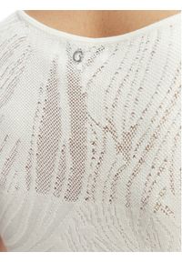 Guess Sukienka codzienna W6GKAX Z0981 Kremowy Slim Fit. Okazja: na co dzień. Kolor: kremowy. Materiał: wiskoza. Typ sukienki: proste. Styl: casual #3