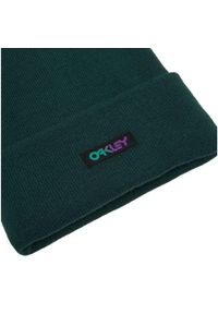 Czapka zimowa damska Oakley B1B Gradient Patch Beanie. Kolor: zielony. Wzór: gradientowy. Sezon: zima