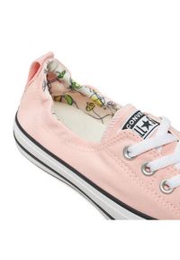 Converse Trampki Chuck Taylor All Star Shoreline Pink Lemonade Slip On A07564C Różowy. Zapięcie: bez zapięcia. Kolor: różowy. Materiał: materiał