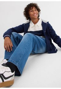 bonprix - Dżinsy loose fit ze stretchem, prosta nogawka. Kolor: niebieski #3