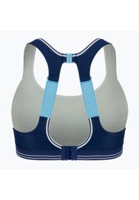 Biustonosz treningowy Shock Absorber Ultimate Run Bra. Kolor: niebieski. Sport: bieganie