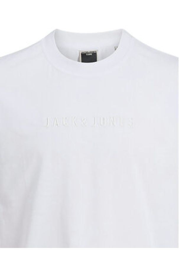 Jack & Jones - Jack&Jones T-Shirt Recharge 12273070 Biały Relaxed Fit. Kolor: biały. Materiał: bawełna