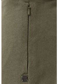 Tom Tailor Spodnie męskie kolor zielony gładkie. Kolor: zielony. Materiał: dzianina, bawełna. Wzór: gładki
