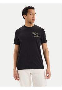 Calvin Klein Jeans T-Shirt SS 30s EU LV04RG804G Czarny Regular Fit. Kolor: czarny. Materiał: bawełna #1