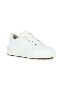 Geox sneakersy skórzane D DALYLA A kolor biały D35QFA 08502 C1000. Nosek buta: okrągły. Zapięcie: sznurówki. Kolor: biały. Materiał: skóra #5