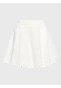 Glamorous Spódnica trapezowa AN4457 Biały Regular Fit. Kolor: biały. Materiał: bawełna #8