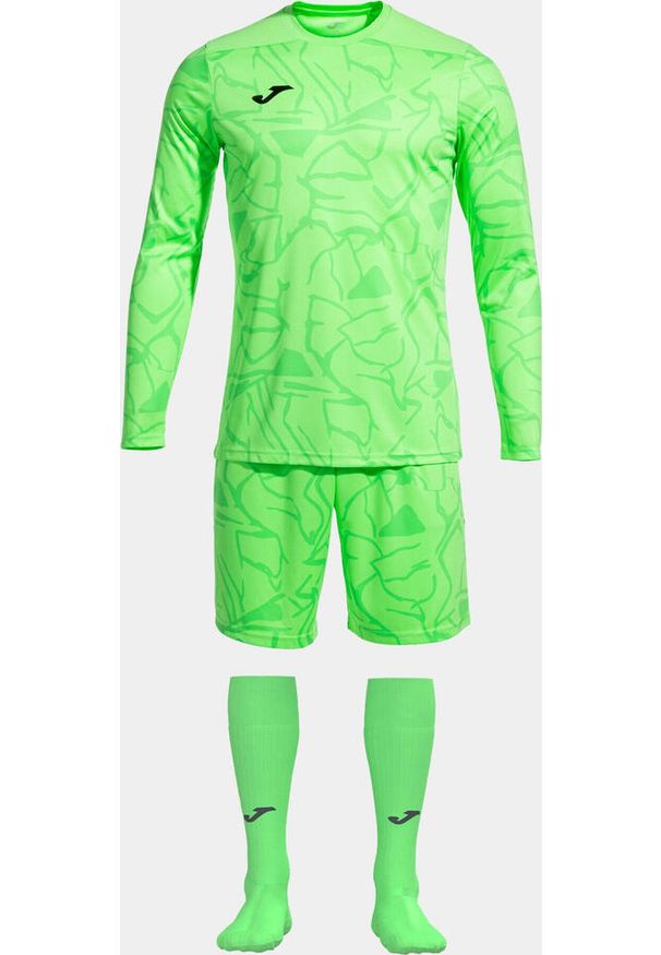 Zestaw Sportowy Joma Zamora IX dla Bramkarzy - Komfort i Funkcjonalność. Kolor: zielony. Materiał: dresówka