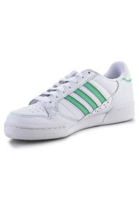 Adidas - Buty adidas Continental 80 Stripes W H06590 białe. Kolor: biały. Materiał: dresówka, skóra, guma. Sezon: lato. Sport: fitness