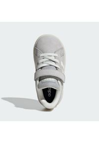 Adidas - Buty Grand Court 2.0 Kids. Kolor: biały, wielokolorowy, szary