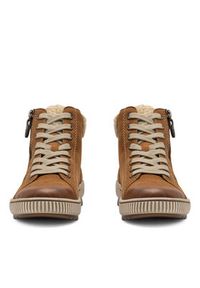 Remonte Trzewiki D0770-22 Brązowy. Kolor: brązowy. Materiał: nubuk, skóra #5