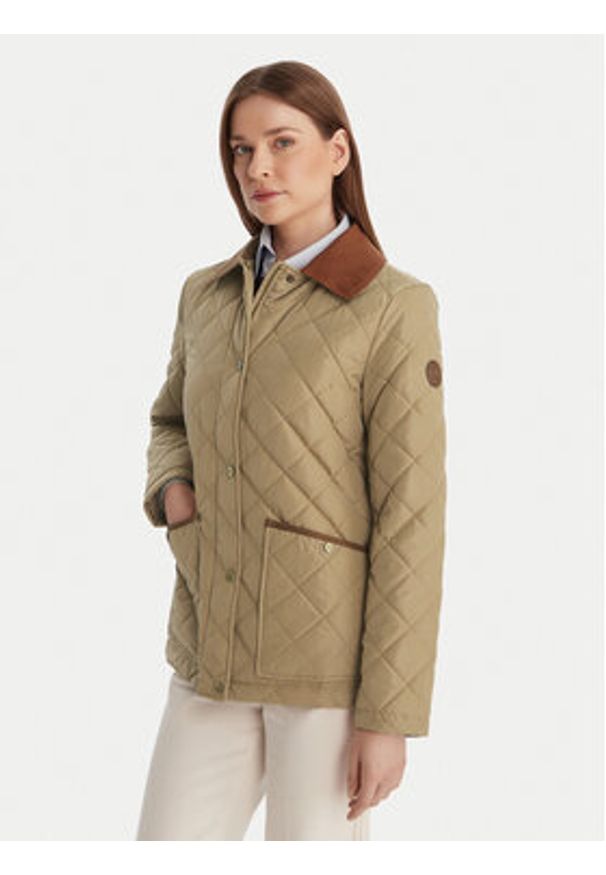 Lauren Ralph Lauren - LAUREN RALPH LAUREN Kurtka przejściowa 297P10874002 Beżowy Regular Fit. Kolor: beżowy. Materiał: syntetyk
