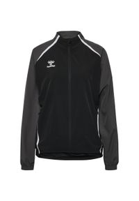 Damska bluza dresowa Hummel Lead 2.0. Kolor: szary, czarny, wielokolorowy. Materiał: dresówka #1