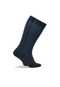 TOMMY HILFIGER - Tommy Hilfiger Skarpety długie 701235378 Granatowy. Kolor: niebieski. Materiał: materiał, bawełna #6