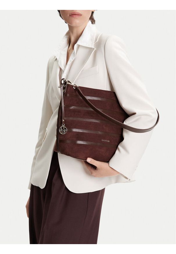 Lasocki Torebka C-LSK-L-013-08 Bordowy. Kolor: czerwony