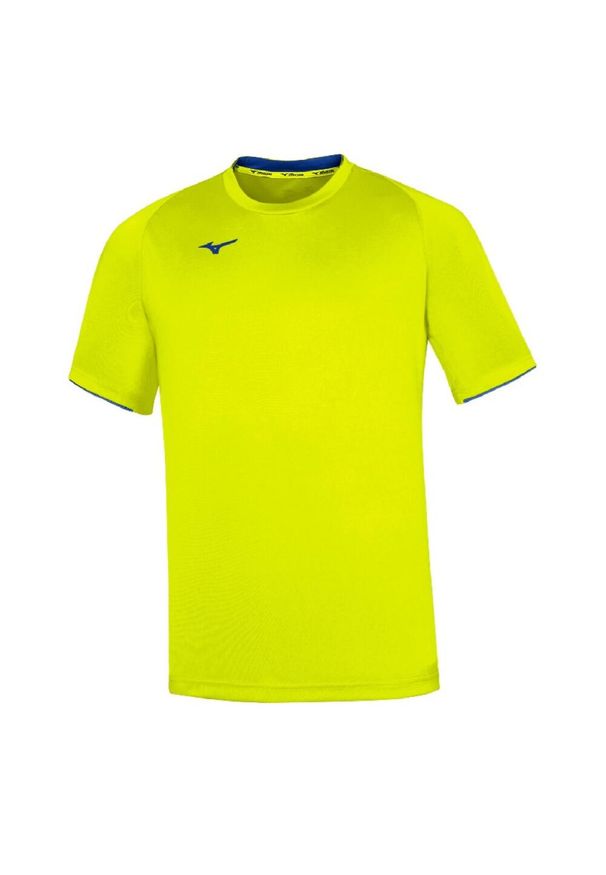 Koszulka Mizuno Core. Kolor: żółty, niebieski, wielokolorowy. Sport: fitness