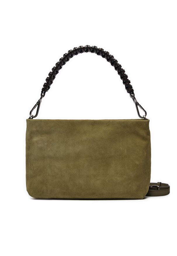 Gianni Chiarini Torebka Brenda BS 8265 CM-PL Khaki. Kolor: brązowy. Materiał: skórzane