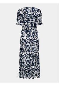 only - ONLY Sukienka letnia Chianti 15270519 Granatowy Regular Fit. Kolor: niebieski. Materiał: wiskoza. Sezon: lato #4