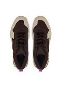 ecco - ECCO Sneakersy Ult-Trn 82433361410 Bordowy. Kolor: czerwony. Materiał: materiał #5