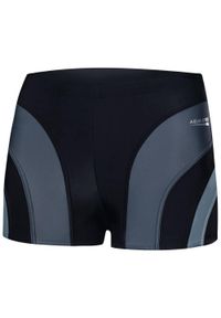 Bokserki pływackie męskie Aqua Speed Sasha. Kolor: czarny, szary, wielokolorowy