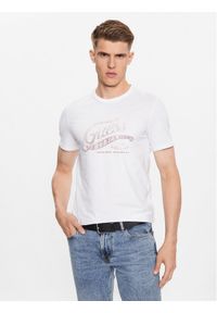 Guess T-Shirt M3YI27 J1314 Biały Slim Fit. Kolor: biały. Materiał: bawełna #1