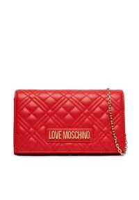 Love Moschino - LOVE MOSCHINO Torebka JC4079PP0OLA0500 Czerwony. Kolor: czerwony. Materiał: skórzane #6