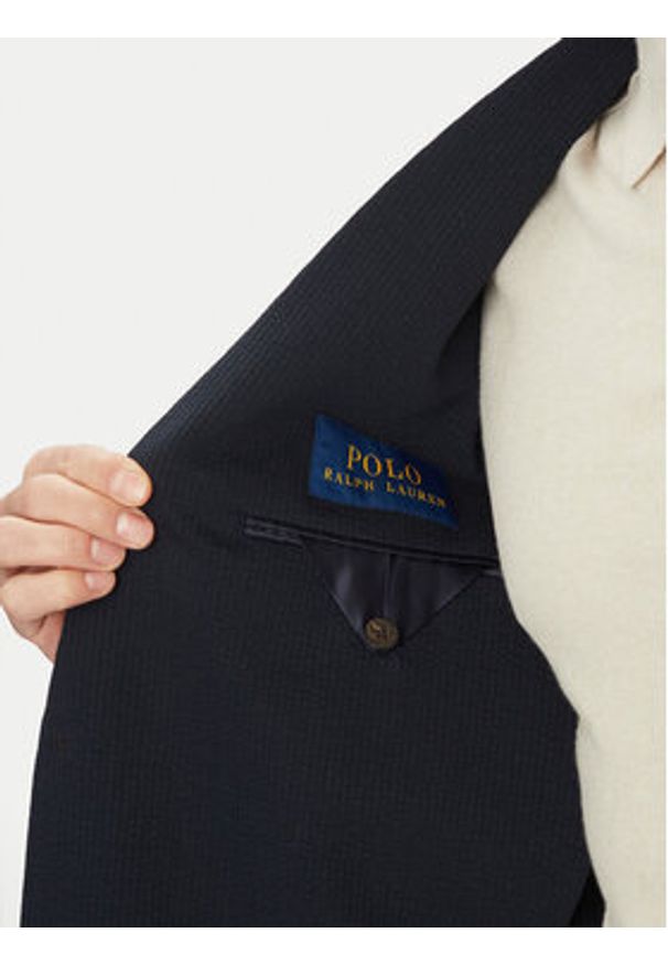 Polo Ralph Lauren Marynarka 715966393001 Granatowy Modern Fit. Typ kołnierza: polo. Kolor: niebieski. Materiał: syntetyk
