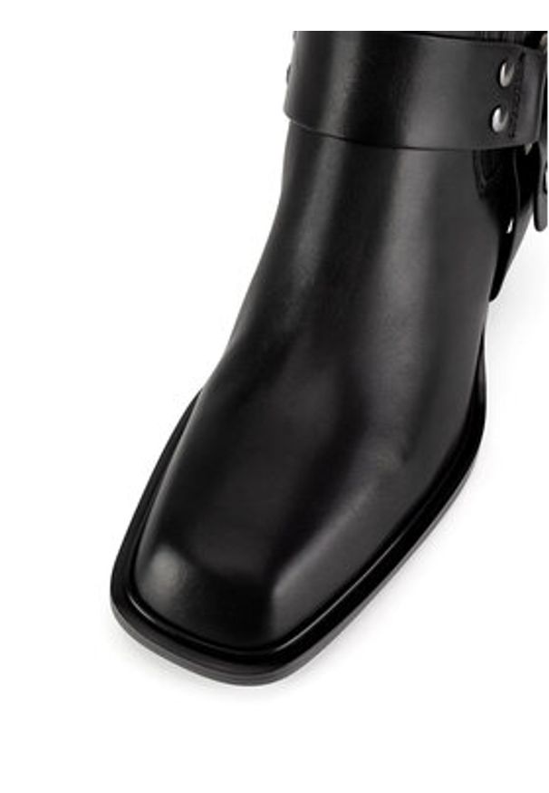 Gino Rossi Kowbojki WGA3394-1 Czarny. Kolor: czarny. Materiał: skóra