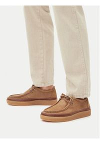 Clarks Mokasyny Clarkwood Moc 26176870 Brązowy. Kolor: brązowy. Materiał: nubuk, skóra #3