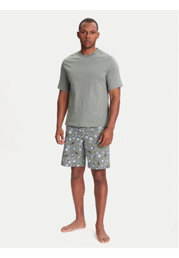 United Colors of Benetton - United Colors Of Benetton T-Shirt 30964M01W Szary Regular Fit. Kolor: szary. Materiał: bawełna