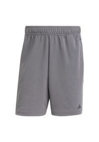 Adidas - Yoga Base Training Shorts. Kolor: szary, wielokolorowy, brązowy. Materiał: materiał. Sport: joga i pilates