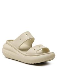 Crocs Klapki Classic Crush Sandal 207670 Beżowy. Kolor: beżowy #4