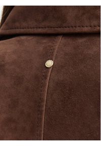 Armani Exchange Kurtka skórzana XW001924 AF21549 U6136 Brązowy Regular Fit. Kolor: brązowy. Materiał: skóra #2