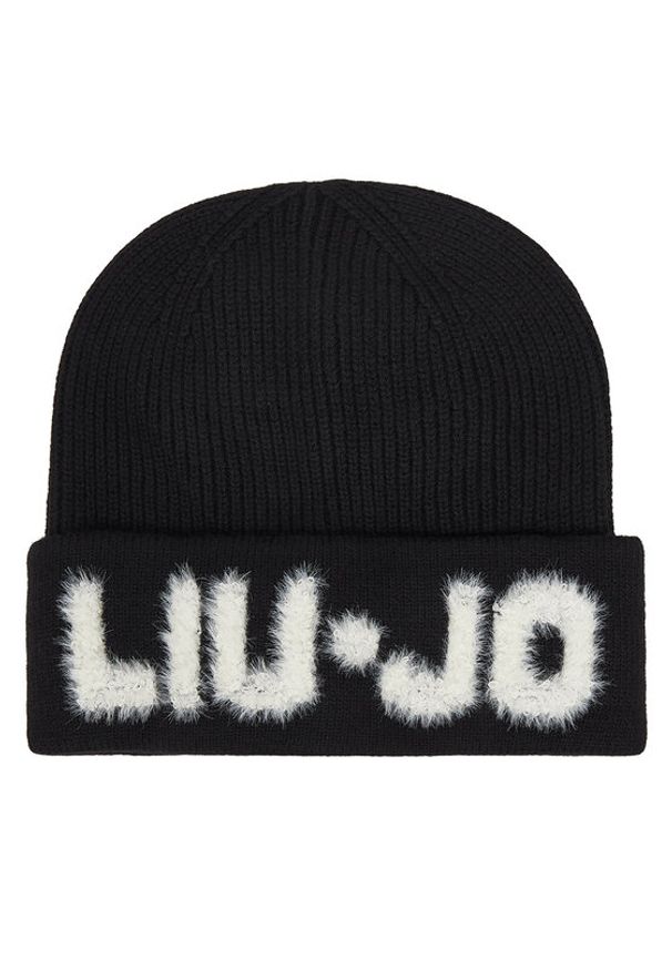 Liu Jo Czapka 2F5059 M0300 Czarny. Kolor: czarny. Materiał: wełna