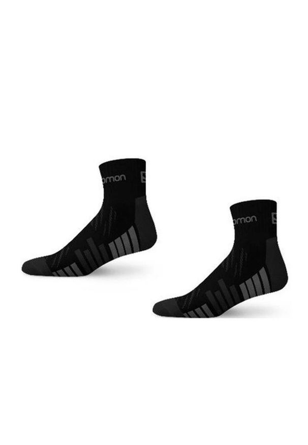 salomon - Skarpety sportowe bawełniane Salomon Active 2PAK. Kolor: czarny. Materiał: bawełna