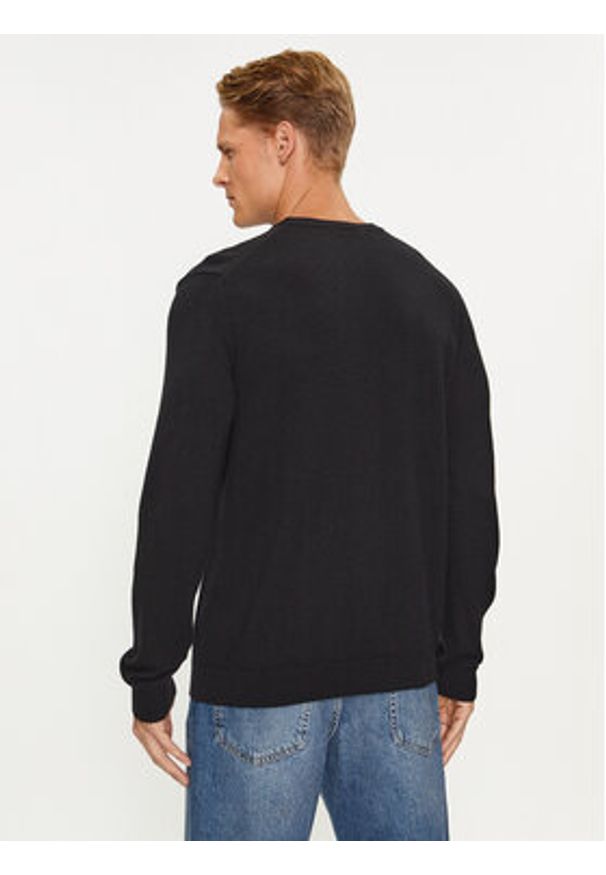 United Colors of Benetton - United Colors Of Benetton Sweter 1002U1G34 Czarny Regular Fit. Kolor: czarny. Materiał: wełna