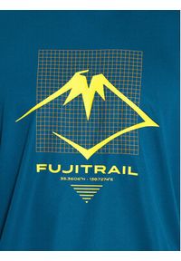 Asics T-Shirt ASICS Fujitrail Logo SS Top Tee Niebieski Regular Fit. Kolor: niebieski #5
