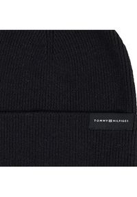 TOMMY HILFIGER - Tommy Hilfiger Czapka Uptown Wool Beanie AM0AM11483 Czarny. Kolor: czarny. Materiał: bawełna #3