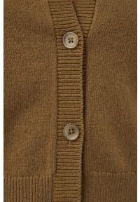 Marc O'Polo kardigan wełniany kolor zielony lekki. Typ kołnierza: polo. Kolor: zielony. Materiał: wełna #3