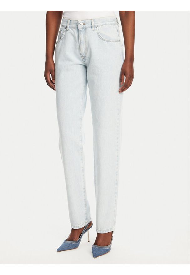 ACCESS FASHION Jeansy 53-8040-580 Niebieski Straight Fit. Kolor: niebieski