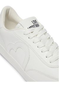 Love Moschino - LOVE MOSCHINO Sneakersy JA15112G1OIA0100 Biały. Kolor: biały. Materiał: skóra #3