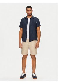 Pepe Jeans Szorty materiałowe Relaxed Linen Smart Shorts PM801093 Beżowy Regular Fit. Kolor: beżowy. Materiał: bawełna, len #3