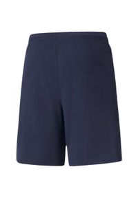 Puma - Męskie Spodenki Team Liga. Kolor: niebieski