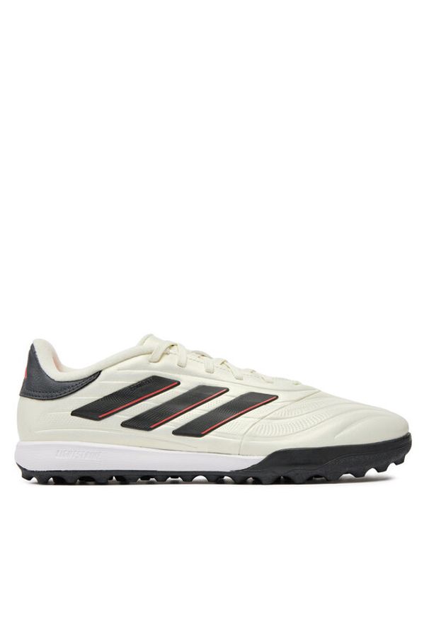 Adidas - adidas Buty do piłki nożnej Copa Pure II League Turf Boots IE4986 Beżowy. Kolor: beżowy. Materiał: skóra
