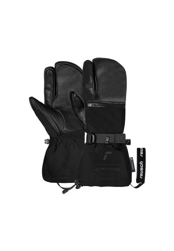 Rękawice Reusch Duality R-WOOL Lobster. Kolor: czarny. Sezon: zima. Sport: narciarstwo