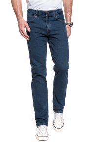 Lee - JEANSY MĘSKIE LEE BROOKLYN DARK STONEWASH L76XSQ46. Okazja: na co dzień. Wzór: aplikacja. Sezon: lato. Styl: klasyczny, casual, elegancki #3