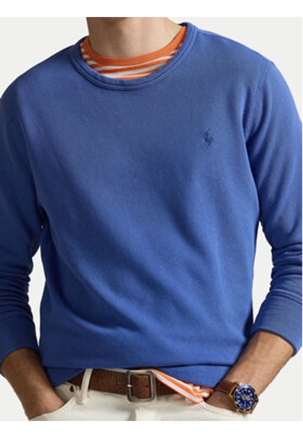 Polo Ralph Lauren Bluza 710A12485004 Niebieski Regular Fit. Typ kołnierza: polo. Kolor: niebieski. Materiał: bawełna